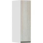 Armário Perola 20cm 1 Porta Branco Polar C/Legno Crema