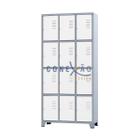 Armário Roupeiro De Aço Para Vestiário 12 Portas Locker Branco - CONEXÃO OFFICE