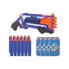 Brinquedo Arminha De Dardos Nerf Com Ventosa 3 Reservatórios + 5 Munições -  Nicácio Store - Lançadores de Dardos - Magazine Luiza