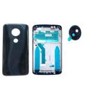 Aro Chassis Motorola Moto G6 Play Azul Indigo + Tampa Traseira e Lente