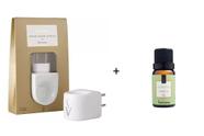 Aromatizador Elétrico Porcela + Essência Citronela Via Arom