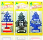 Aromatizantes Little Trees Importado Original Kit Com 3 Uns Vanilha Prade, Black Ice, New Car