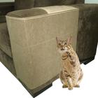 Arranhador de gato e protetor de sofá - par - lado direito e esquerdo do sofá - cor bege