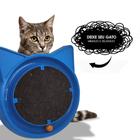 Arranhador para Gatos com Bolinha Interativa Antistress azul gatinhos diversão brincar arranhar pets desing ergonomico