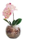 Arranjo De Flores 1 Orquídea Artificial Com Vaso Luh