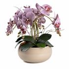 Arranjo De Orquídea 4 Hastes Flor Artificial Centro de Mesa Decorativo