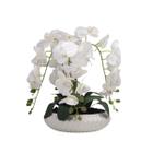 Arranjo montado com 4 orquídeas flor artificial - Luxo - La Caza Store