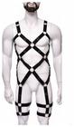 Arreio body harness figurino masculino corpo inteiro ligas elastico bibi