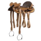 Arreio Cutuca Americano 15" Natural Pantaneira 37424 - Bronc-Steel