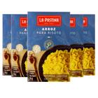 Arroz para para risoto La Pastina 1kg produto italiano Pack C/ 5 unidades