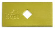 Arruela retangular 100x50mm N-2 Forsul Dourado