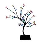 Árvore Abajur Flor Cerejeira 32 Leds Coloridos Com 40cm 127v