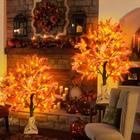 Árvore artificial FastDeng Fall Lighted Maple 60 cm com 36 LEDs