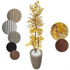 Arvore artificial Ficus Amarelo Figueira Grande Vaso Decoração