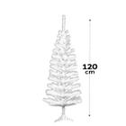 árvore Branca 120cm 120 Galhos Natal