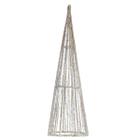 Arvore Cone Aramada Luxuosa Champanhe Natalina 60 cm