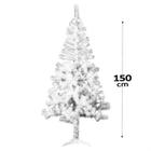 arvore de natal 150cm rosa com 320 galhos e pe de metal - RIO MASTER -  inova variedades