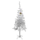 Árvore de Natal Branca 150cm Base Metal Com 200 Galhos