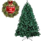 Árvore De Natal Grande Luxo 1,5 Mts 300 Galhos Pé De Ferro Bem Cheia Alta Qualidade e Durável