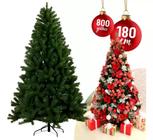 Árvore De Natal Luxo Pinheiro Verde Com Neve Nevada E Pinha 1.50m 412  Galhos AW215 - Chibrali - Árvore de Natal - Magazine Luiza