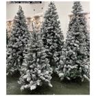 Árvore de Natal Luxo Nevada 1,50m - 412 Galhos- AW215 Modelo Luxo Pinheiro Com Pinha
