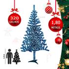 Árvore De Natal Luxo Pinheiro Verde Com Neve Nevada E Pinha 1.50m 412  Galhos AW215 - Chibrali - Árvore de Natal - Magazine Luiza