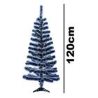 Arvore De Natal Nevada Pinheiro Com 120 Galhos E Base 120cm