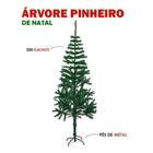 Árvore De Natal Pinheiro Tradicional 320 Galhos 1,80m Base Em Metal