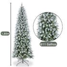 Árvore De Natal Pinheiro Verde 180cm 611 Galhos