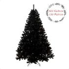 Arvore De Natal Preta 1,80M Halloween Dark 860 Galhos Luxo