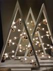 Árvore De Natal Triângulo Média Em Mdf Branca Elegante Pinterest