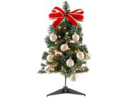 Árvore De Natal Pequena Pé de Madeira Pinheiro Verde Luxo 60cm - 60 Galhos  Premium - top natals - Árvore de Natal - Magazine Luiza