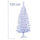 Arvore Natal 120cm 120 Galhos Branca Decoração Pinheiro