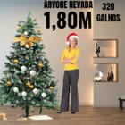 Hoje é o melhor dia para comprar  Árvore Natal Nevada Grande1,80M Verde 320 Galhos Nevada  com aquele preço maroto! Promoção! Aproveite a oferta!