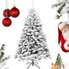 Árvore de Natal Modelo Pinheiro Luxo Canadense 1.20m 90 Galhos Branco Neve  Base de Metal - Dubai Magazine