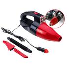 Aspirador de Pó e Líquidos Vermelho P/ Carro 12V Extra Potente 60W C/ Mangueira Escova e Luz Led