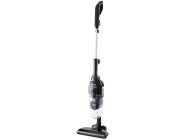 Aspirador de pó vertical Philco modelo PAS1600P na cor preta, com reservatório de poeira transparente e design ergonômico