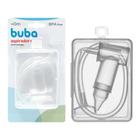 Aspirador Nasal com Estojo Transparente Infantil Branco Buba Baby