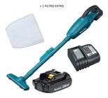 Aspirador Po 18v Dcl180 Makita Bateria 1.5ah + Filtro Extra