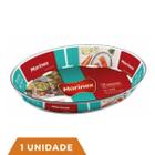 Assadeira Oval Vidro 4L Sobremesas Assados Carnes Marinex - NADIR FIGUEREIDO