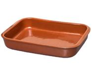 Assadeira Retangular Cerâmica Principa de Barro Vermelho Motta nº 5 - 7500ml (1835) - Motta Ceramica