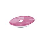 Assadeira Sempre Oval Pequena com Tampa Plástica Rosa 1,5L - Marinex