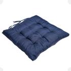 Assento Almofada Decorativa Futon Para Cadeira Banco Banqueta Pallet Poltrona Sofa Pic Nic Futton 40x40cm Confortável Macia Com Fitinha De Amarrar