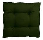 Assento Almofada Futon Taiwan Orquidea 60x60CM - Verde-Militar