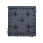 Assento Almofada Futon Turca 40x40x10cm - Chumbo