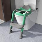 Assento de treinamento Potty SKYROKU com escada de degrau cinza verde