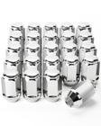 Assento em cone cromado Lug Nuts Orion Motor Tech de 24 peças 1/2-20