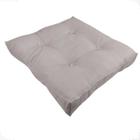 Assento Futon Novita 45x45cm Artesanal Decoração Poltrona Cama Almofada Sofá