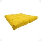 Assento Futton 40x40cm Diversas Cores Futon P/Cadeiras Pallets Banquetas Sofás Decoração Almofada