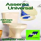 Assento Higiênico Anti Fungos e Bactérias Tampa Privada Vaso Universal Encaixe em Qualquer Louça - CIPLA